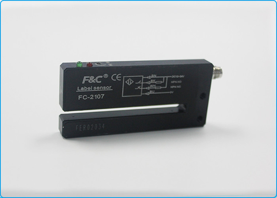 αισθητήρας Potentionmeter συγκολλητικών ετικετών συνδετήρων 24VDC NPN αυλακώσεων M8 5mm με το CE