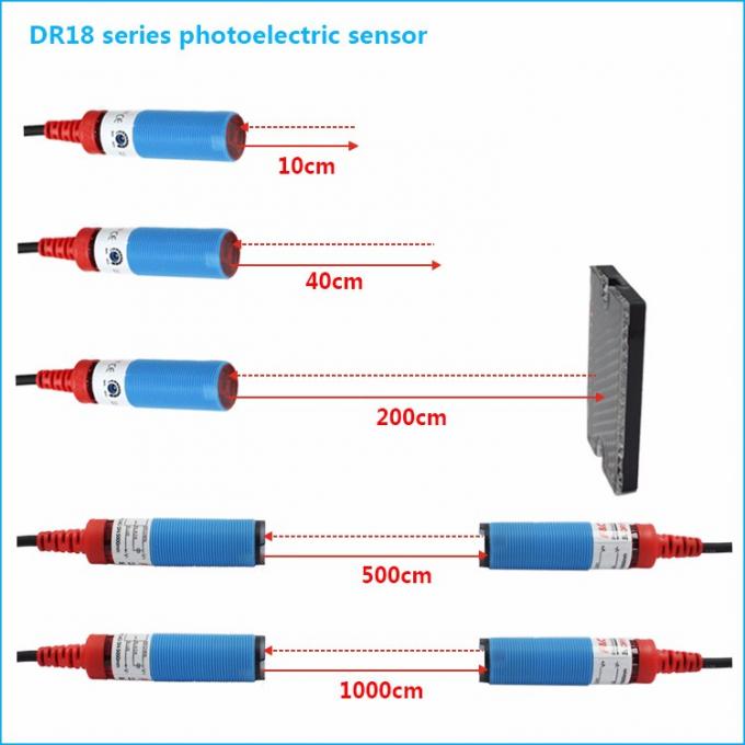 12Vdc 18mm διάχυτος φωτοηλεκτρικός αισθητήρας Switch.jpg μέσω-ακτίνων αντανάκλασης