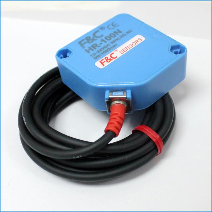 12Volt 4 αντανακλαστικός φωτοηλεκτρικός διακόπτης PNP 1M αισθητήρων καλωδίων αισθαμένος τετραγωνικός αισθητήρας